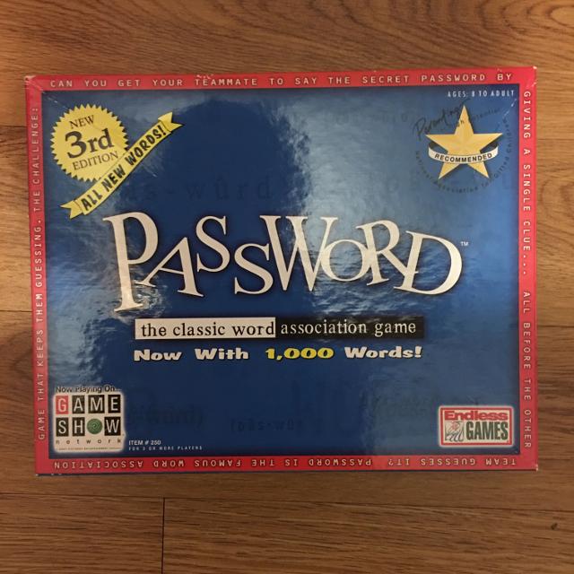 Words For The Game Password